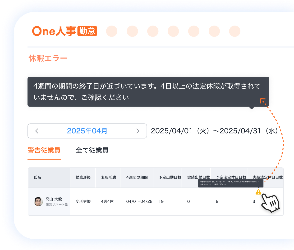 3つ目のアラート通知の特徴イメージ