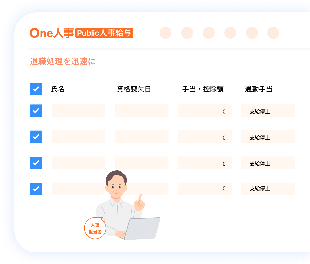 2つ目の退職金計算の特徴イメージ