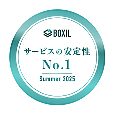 BOXIL サービスの安定性No.1