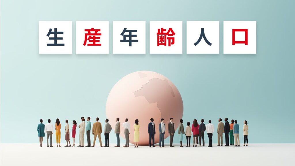 生産年齢人口とは【労働力人口の違い】推移と割合、減少した理由とその影響を解説